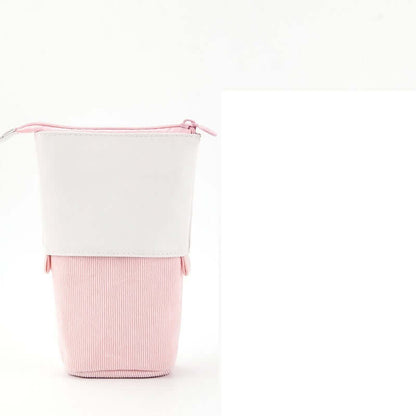 Multifunctional Creative Corduroy Retractable Pencil Case ShopyWave