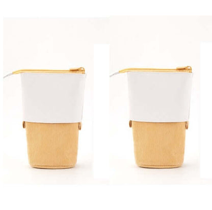 Multifunctional Creative Corduroy Retractable Pencil Case ShopyWave
