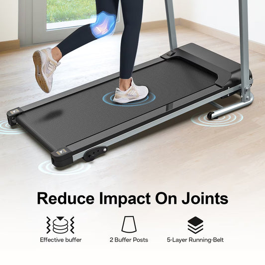 Home Folding Treadmill With Pulse Sensor ShopyWave