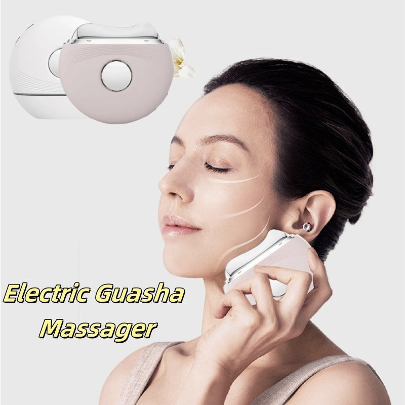Electric Guasha Massager EMS Face Lifting Remove Edema Firming Skin Clod Heat Body Scraping Therapy Skincare Beauty Device ShopyWave
