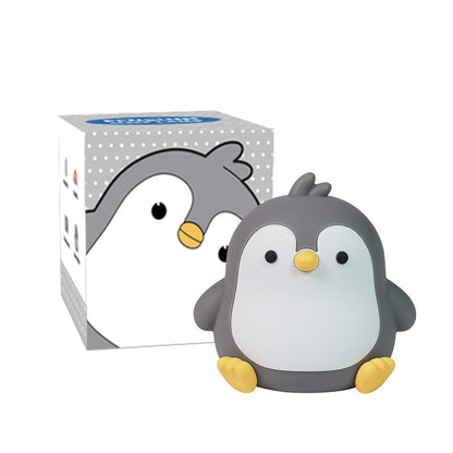 Baby Penguin Small Night Bedroom Bedside Silicone Pat Lamp ShopyWave