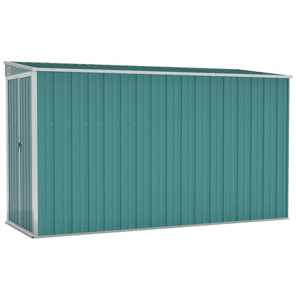 vidaXL Storage Shed Wall-mounted Garden Shed for Backyard Galvanized Steel VidaXL