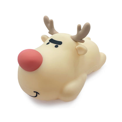 Reindeer Small Night Lamp Silicone Rechargeable ShopyWave