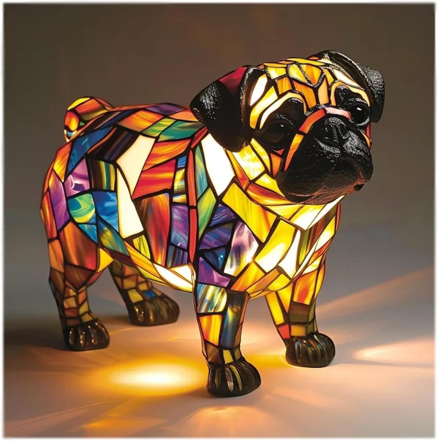 LED Small Night Lamp Art Animal Statue Creative Home Desktop Decoration ShopyWave